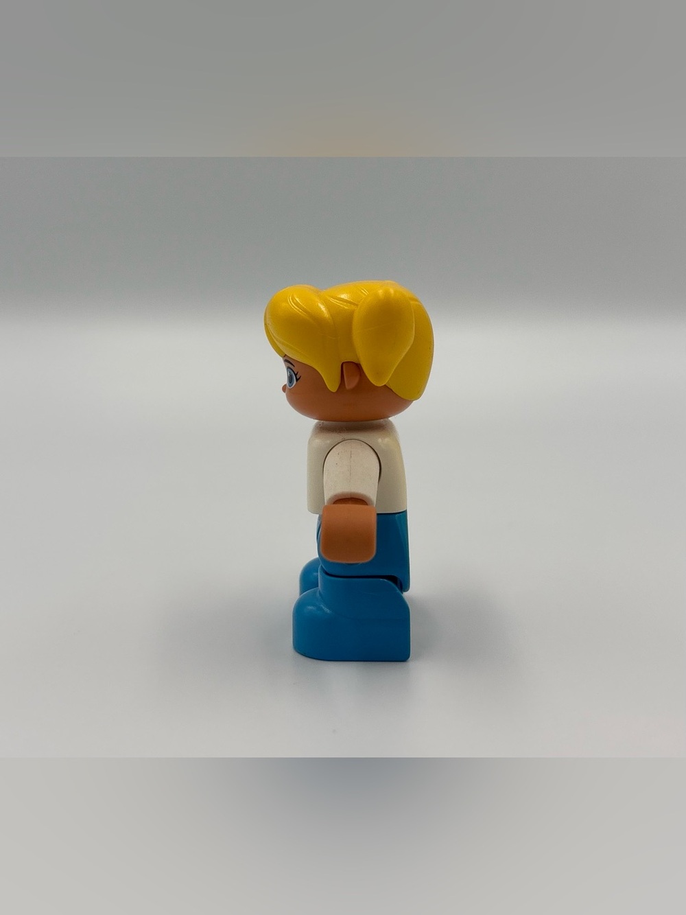 RARE Retro Lego Duplo Toy Lot- Blonde Girl Green Hat Boy Car Shirt Boy Figures - Picture 7 of 13